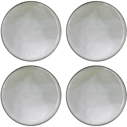 Felni közép matrica ezüst színben, prémium műagyantás 4db-os szett