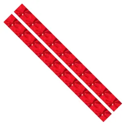 Fényvisszaverő matrica 2x30cm PIROS 226