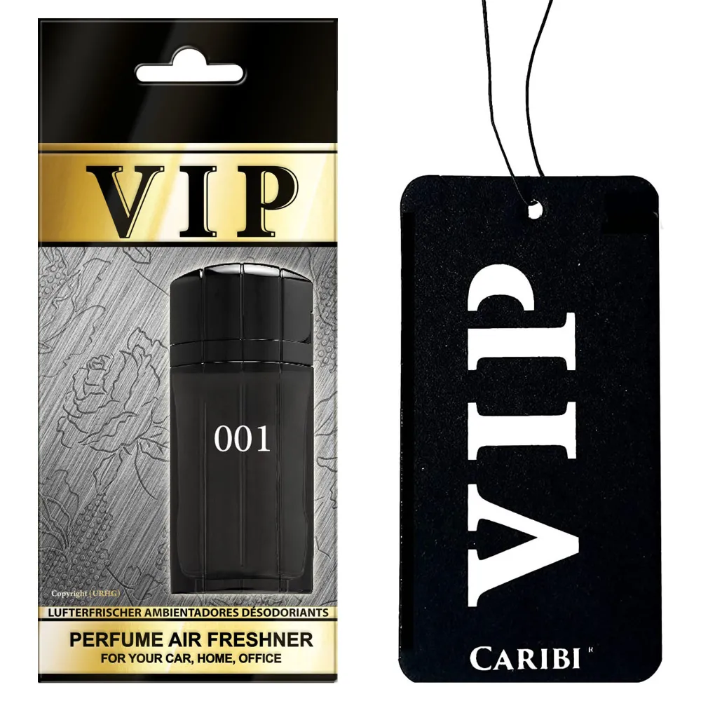 Illatosító Caribi VIP Nr. 001 - inspirálta - Paco Rabanne Black XS