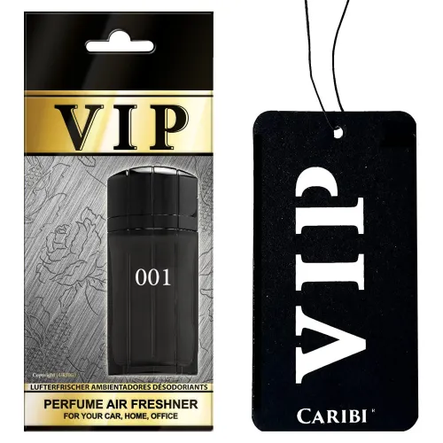 Illatosító Caribi VIP Nr. 001 - inspirálta - Paco Rabanne Black XS