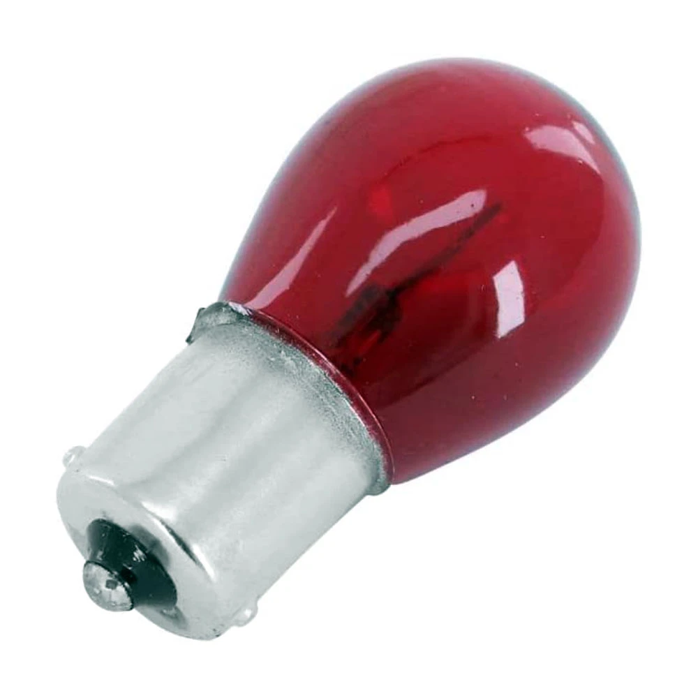 Izzó 12V/21W BA15s P21W piros Elta 389TB