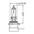 Izzó 12V/51W HB4A Osram Original 9006XS
