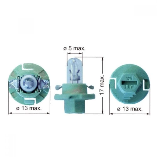 Izzó műszerfalba 12V/2W BX8.4d fehér Osram 2352MFX6