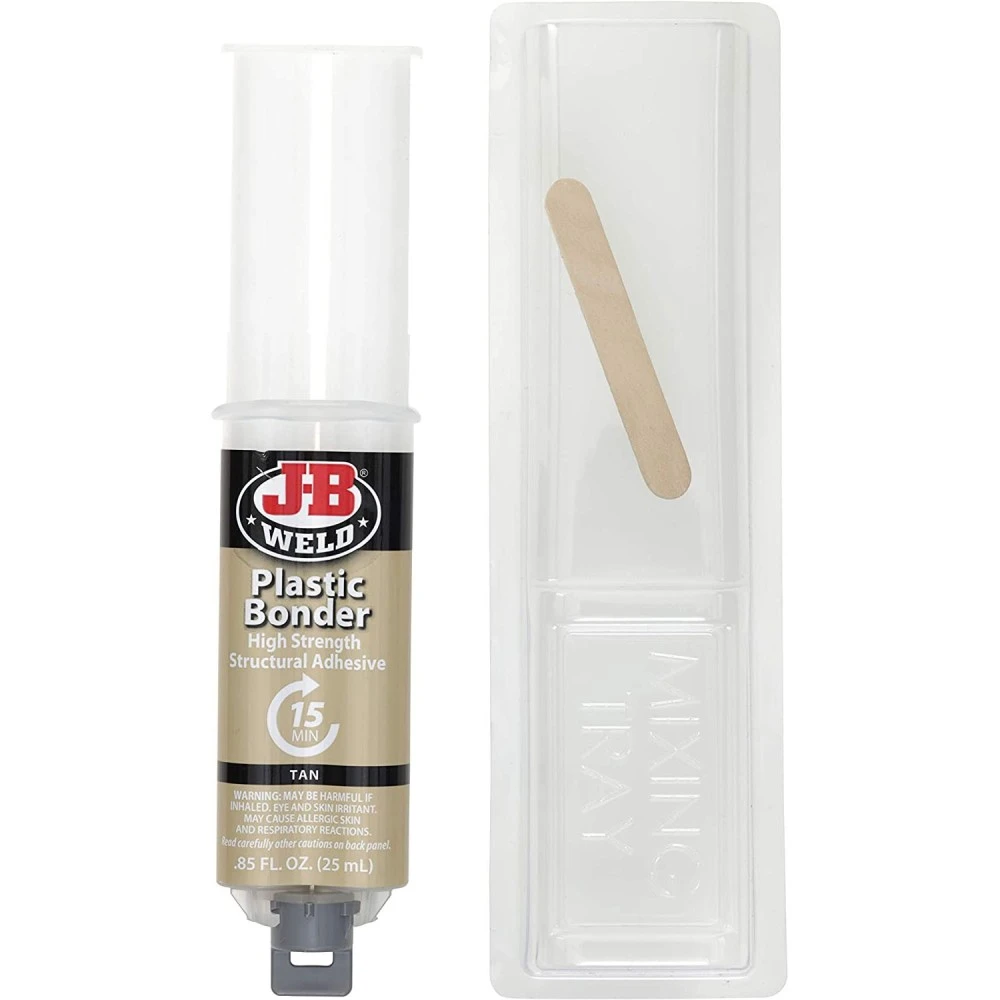 Kétkomponensű extra erős műanyag ragasztó bézs színben J-B Weld 50133