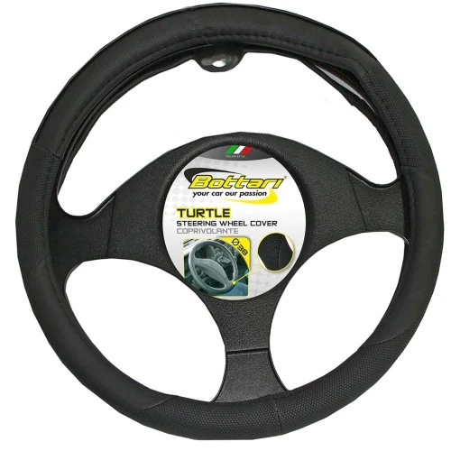 Kormányvédő 37-39cm bőrhatású fekete Turtle 16743