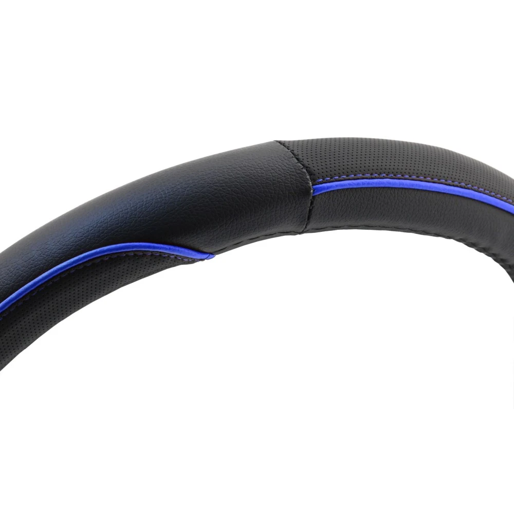 Kormányvédő 37-39cm fekete-kék hullámos bordázattal Wave Compass 31429