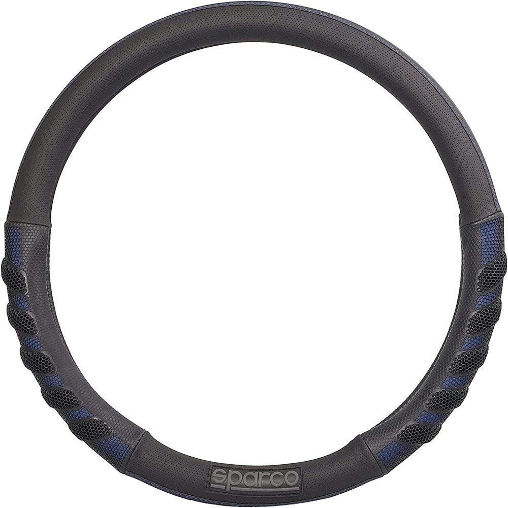 Kormányvédő 37-39cm fekete-kék prémium Sparco S101 