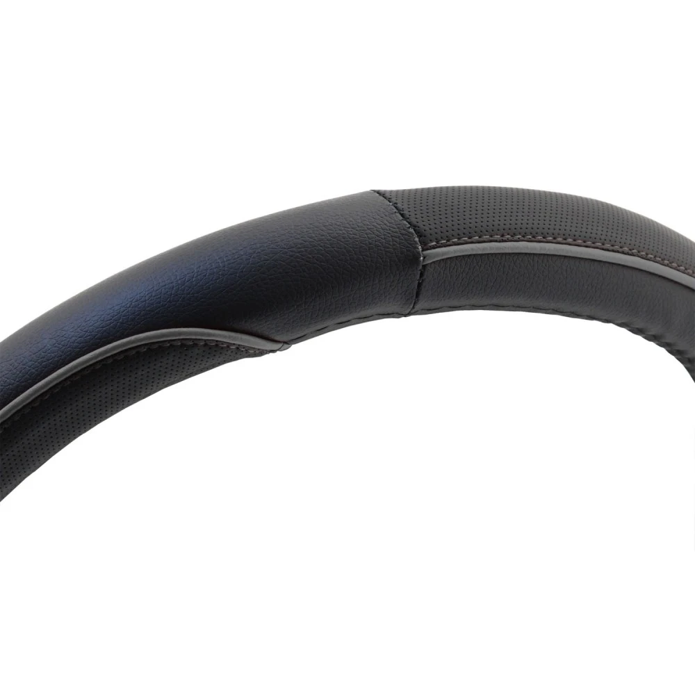 Kormányvédő 37-39cm fekete-szürke hullámos bordázattal Wave Compass 31430