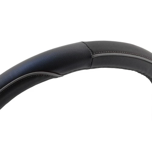 Kormányvédő 37-39cm fekete-szürke hullámos bordázattal Wave Compass 31430