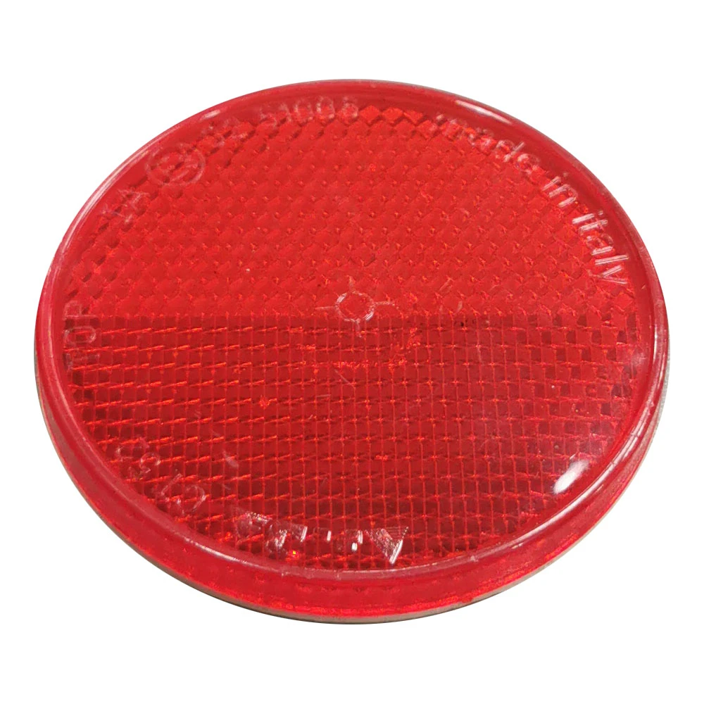 Prizma, piros kerek öntapadós 60mm