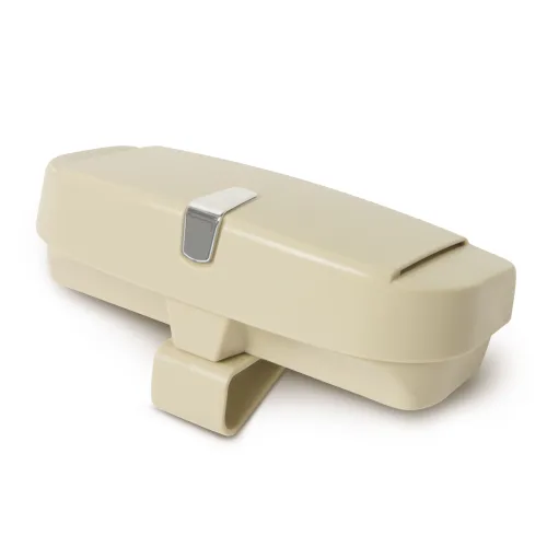 Szemüvegtartó és kártyatartó napellenzőre bézs 55685BE