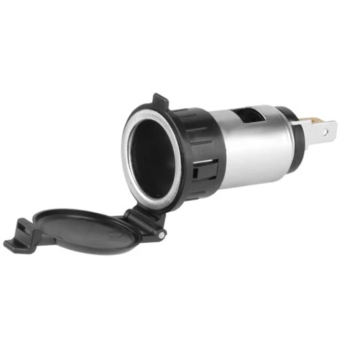 Szivargyújtó aljzat EURO csatlakozó, fedéllel 12V/120W CM58140
