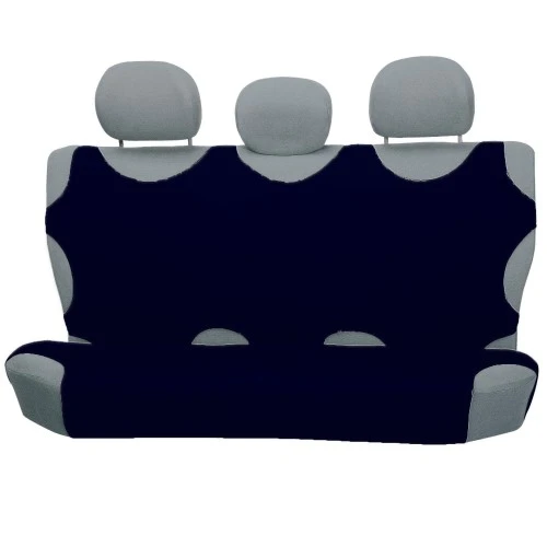 Trikóhuzat bolyhos pamut hátsó ülésre sötétkék