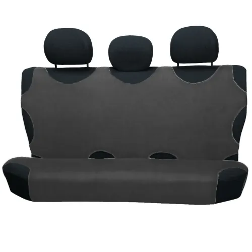 Trikóhuzat bolyhos pamut hátsó ülésre sötétszürke