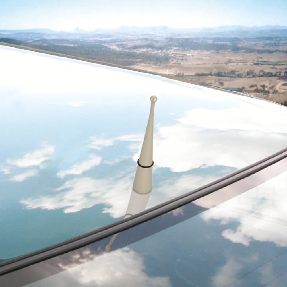 Antenna szár alumínium ezüst 9 cm 15068