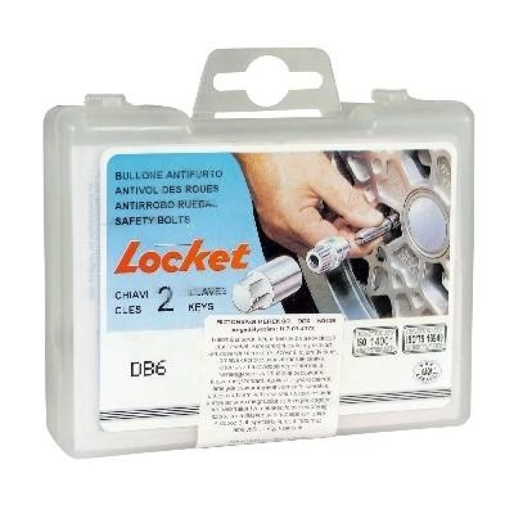 Kerékőr DB6 12*1, 5 olasz locket-farad  anya