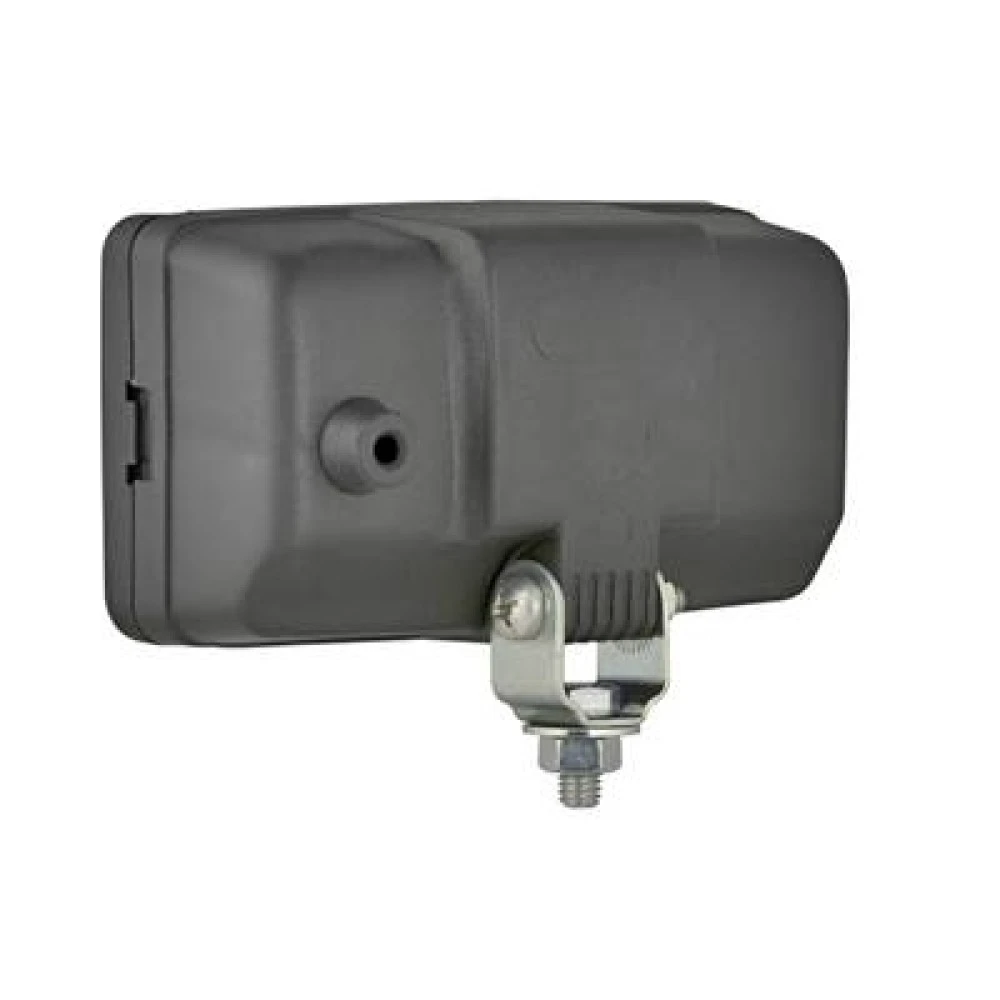 Ködlámpa, szögletes, fehér, szúró fény, védővel 081.31