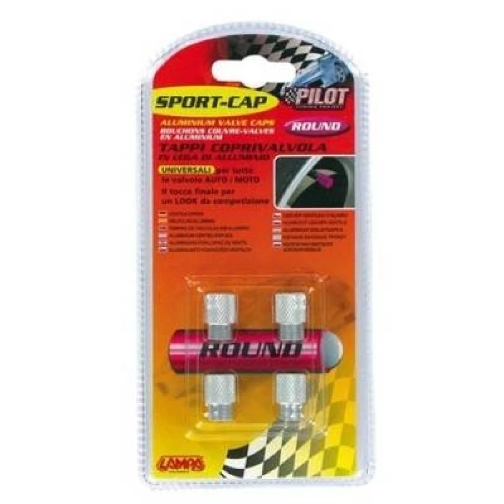 Szelepsapka 4db-os raszteres-króm  02500