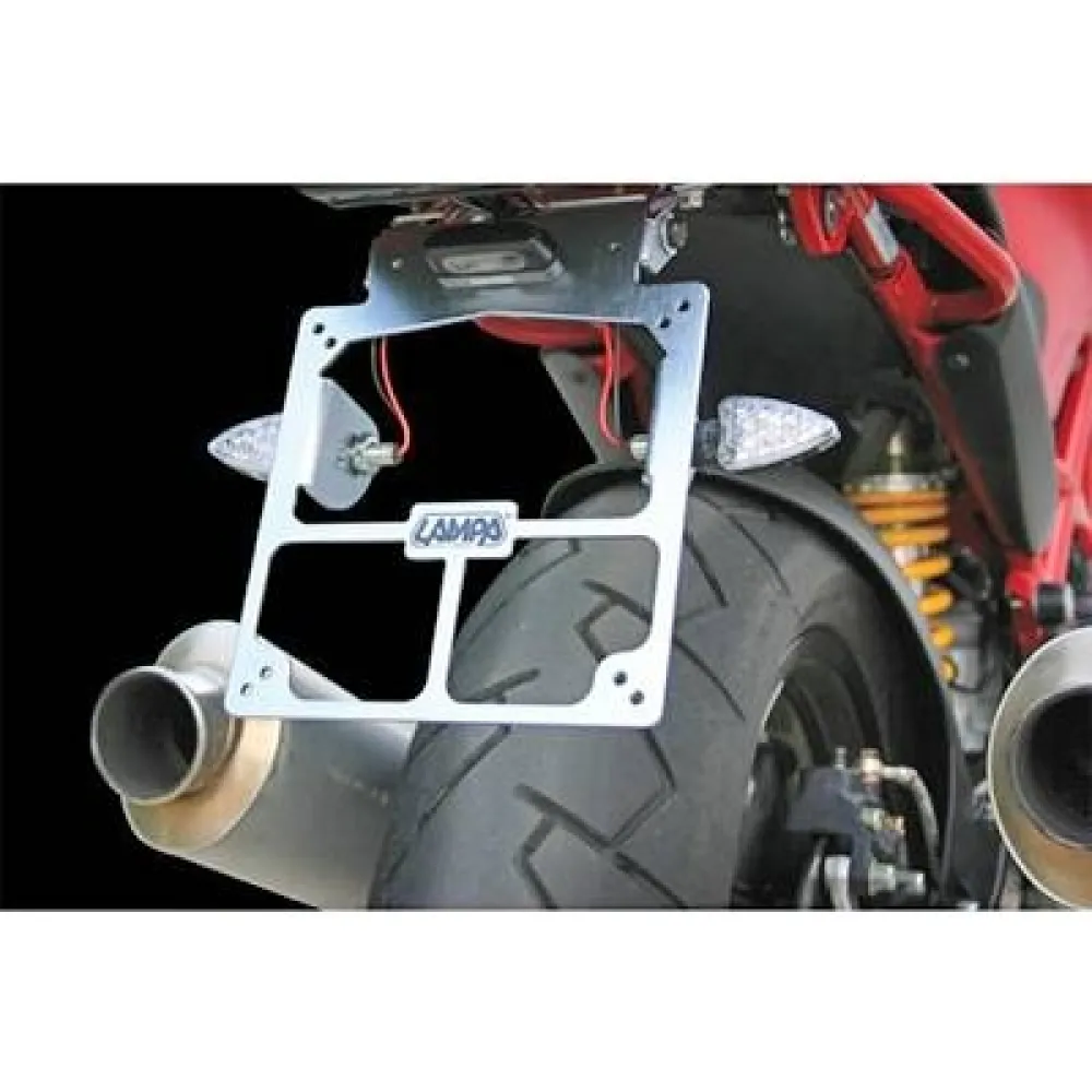 Rendszámtartó motorkerékpárra, felhajtható Lampa90142