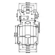 Rendszámtartó motorkerékpárra, felhajtható Lampa90142