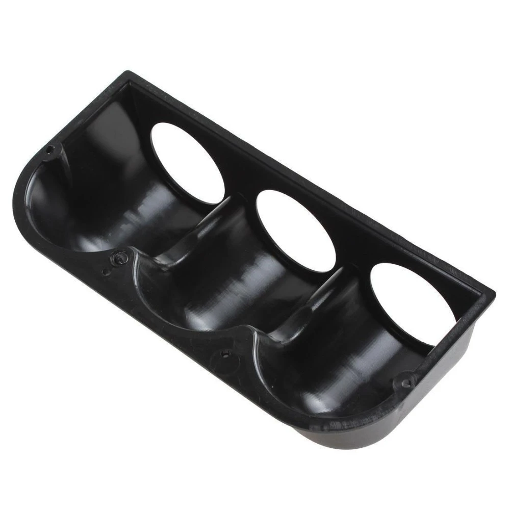 Műszertartó ház 52mm-es műszerhez 3-as fekete MGB3/CK L