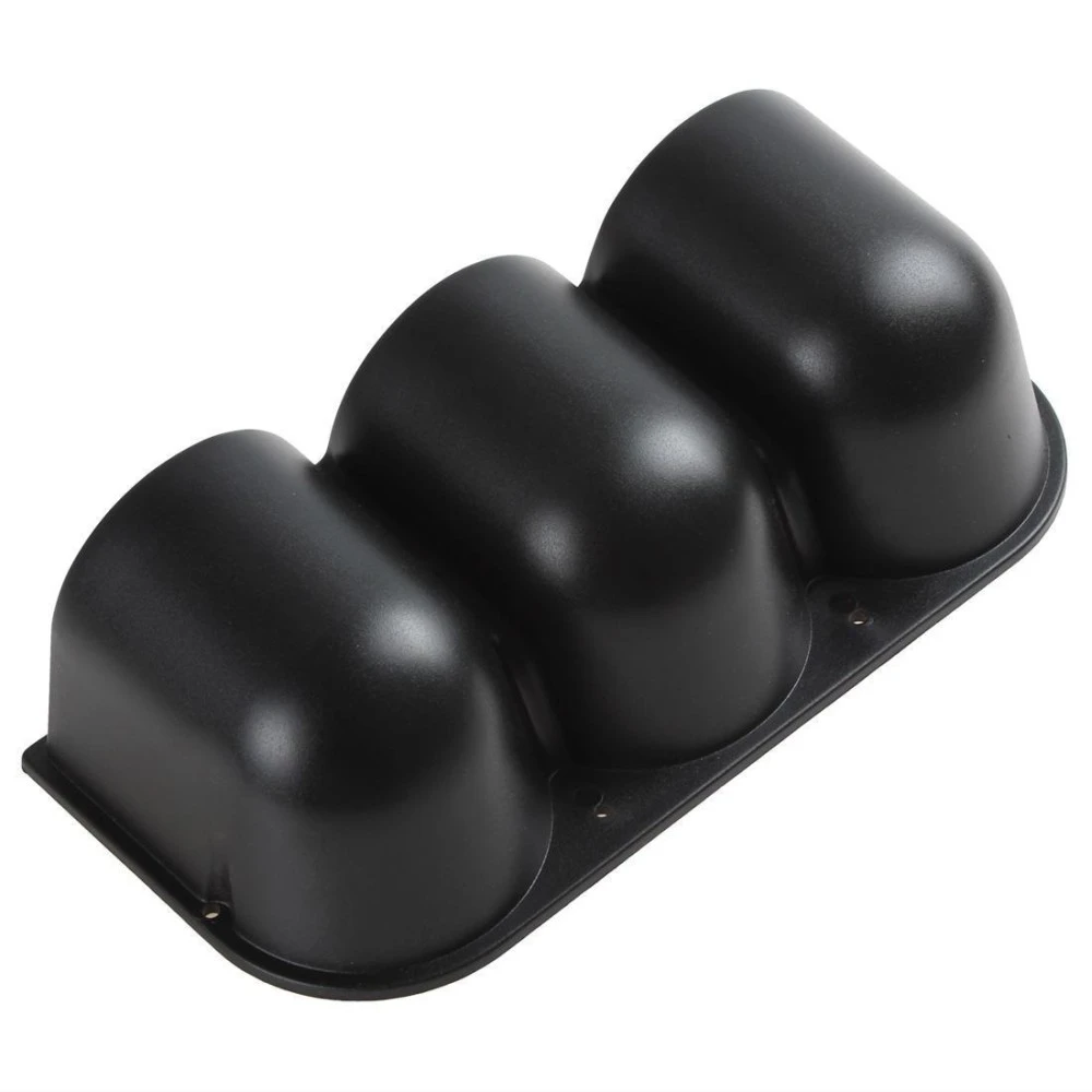 Műszertartó ház 52mm-es műszerhez 3-as fekete MGB3/CK L