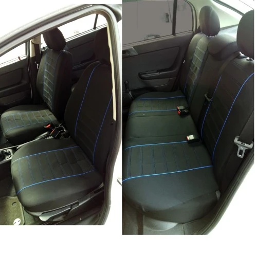 Üléshuzat univerzális, prémium gyári hatású Trend Line kék