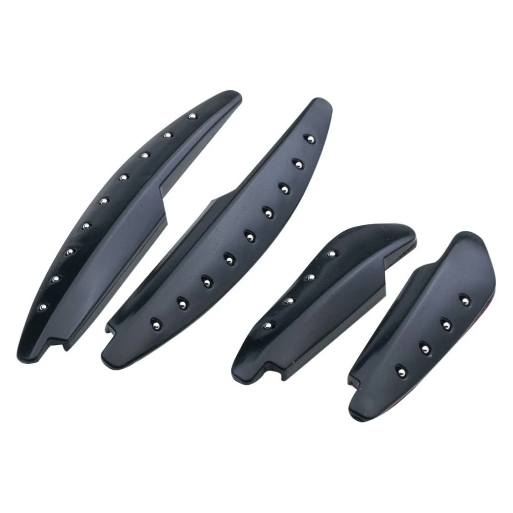 Ajtóélvédő 4db-os fekete-króm 18134