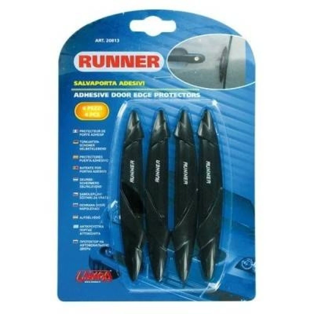 Ajtóélvédő 4db-os fekete Runner 20813