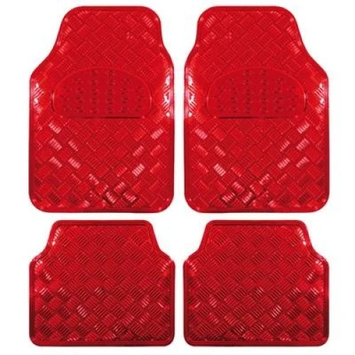 Aluszőnyeg 4db-os nagy piros vastag