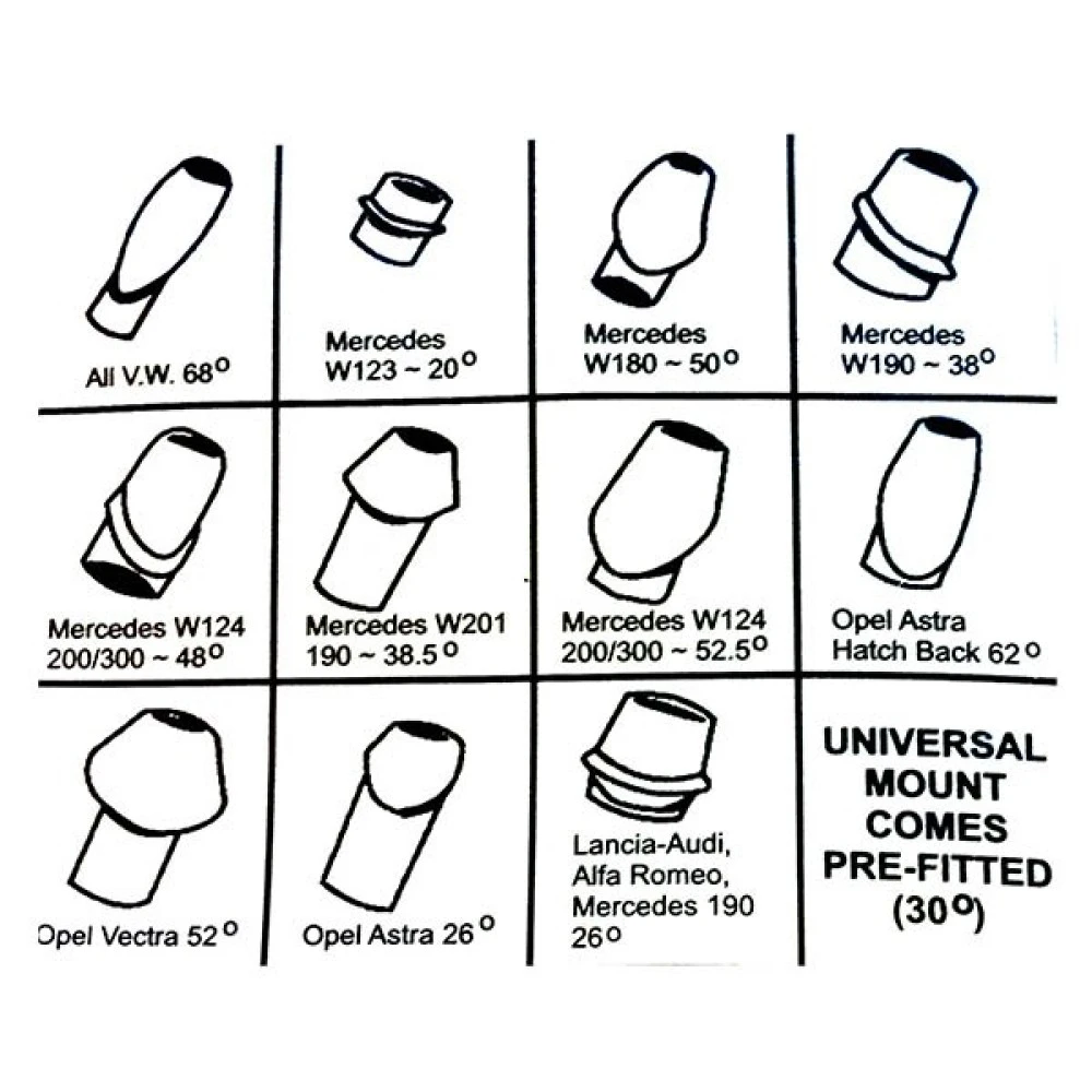 Antenna motorikus (11 adapteres) AM/FM 18718