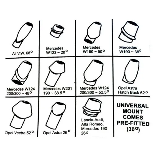 Antenna motorikus (11 adapteres) AM/FM 18718