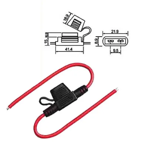 Biztosíték tartó lengő normál késes vízhatlan