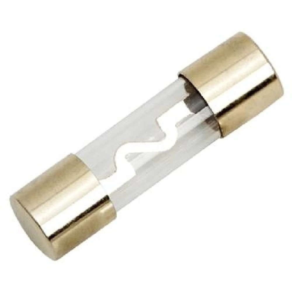 Biztosíték üveg aranyozott 10x37mm 30A autó hifi 05375