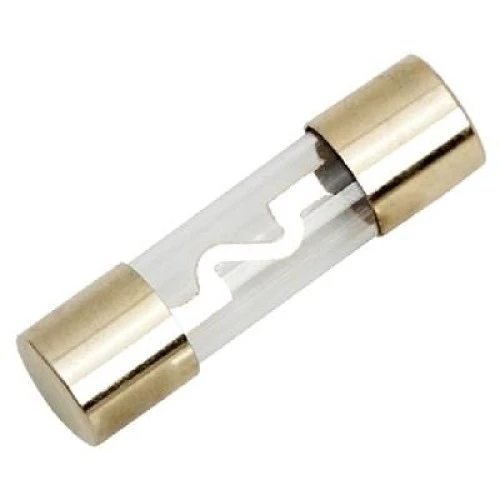 Biztosíték üveg aranyozott 10x37mm 30A autó hifi 05375
