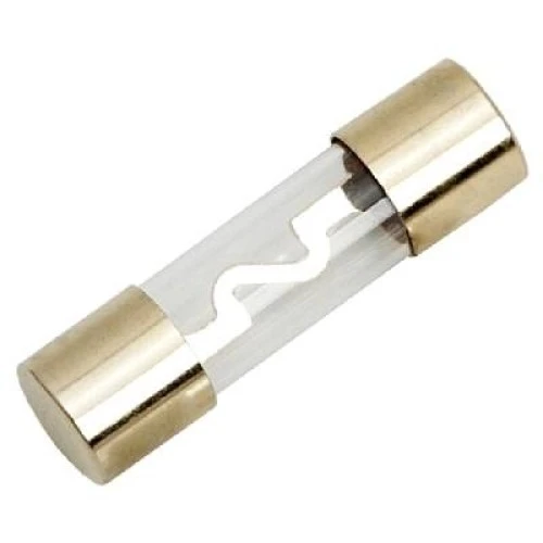 Biztosíték üveg aranyozott 10x37mm 80A autó hifi 05377