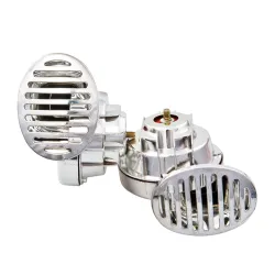 Csiga kürt (duda) krómozott 12V párban High & Low relével 91608