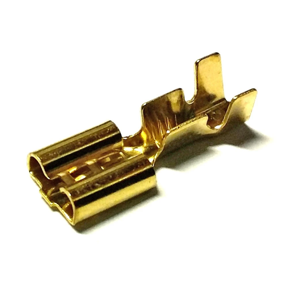 Csúszósaru kábelvég hüvely (anya) 6,3mm (100db) 015/443