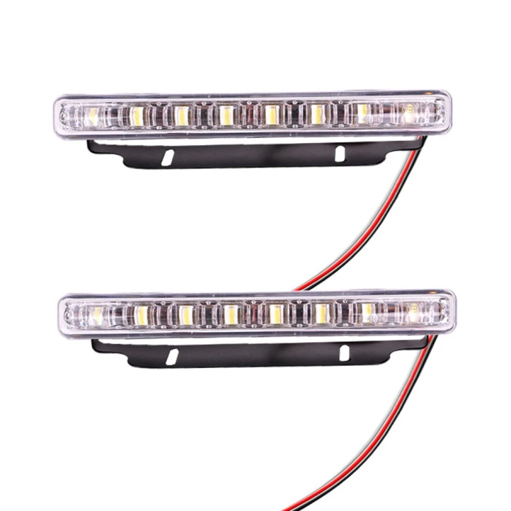 DRL Nappali menetfény 2x8db fehér LED LA-589