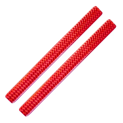 Fényvisszaverő matrica 2db-os 2x30cm műgyantás piros 598