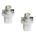 Izzó 12V B8,5D SMD LED, fehér 2db