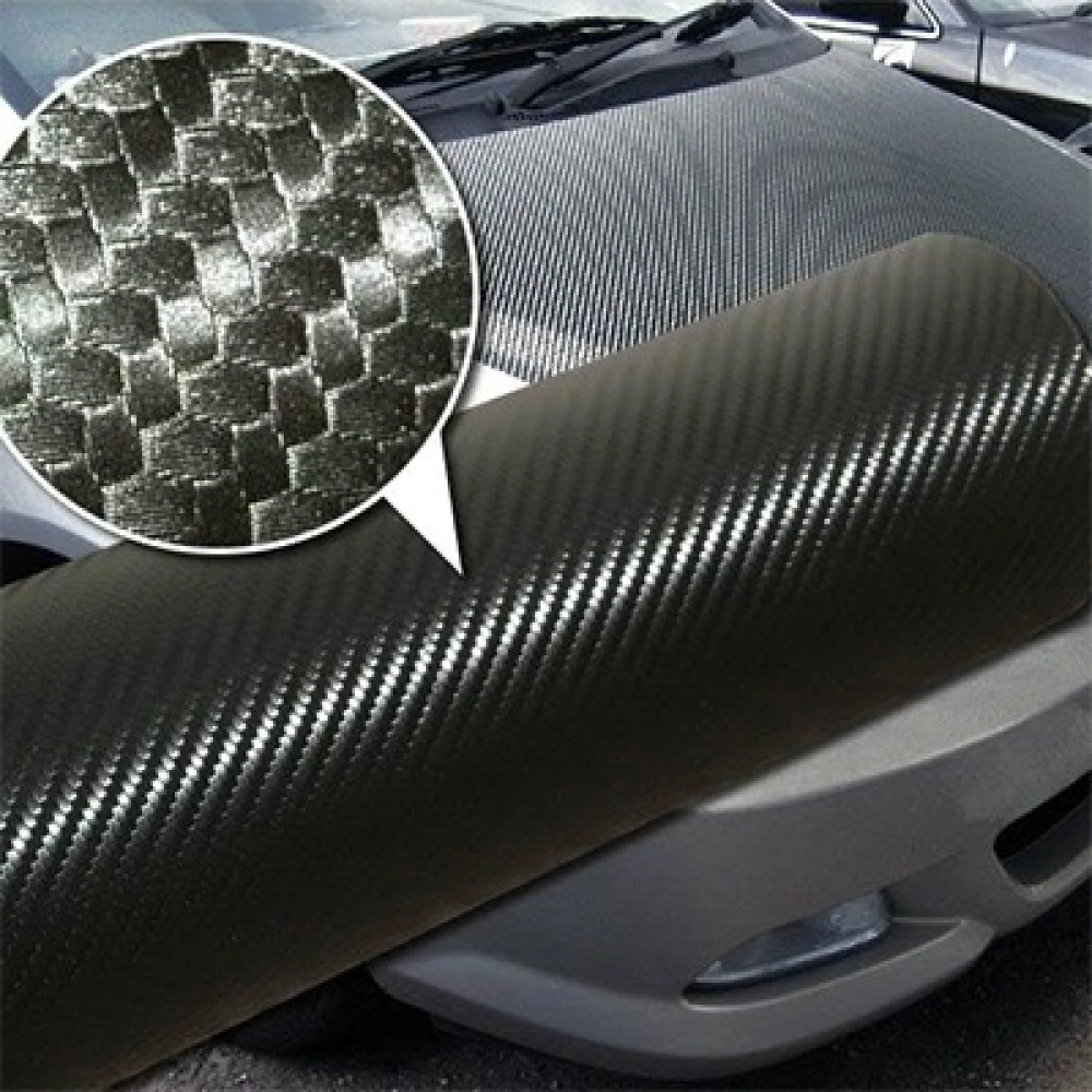 Karbon fekete fólia 50x100cm FN-CS294