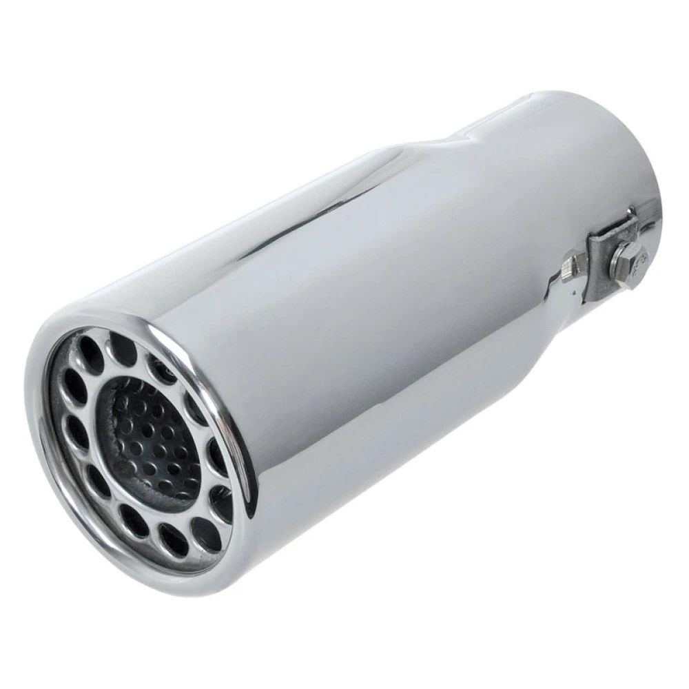 Kipufogóvég 50mm lyukacsos kerek/egyenes króm AM1106