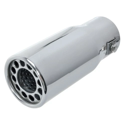 Kipufogóvég 50mm lyukacsos kerek/egyenes króm AM1106