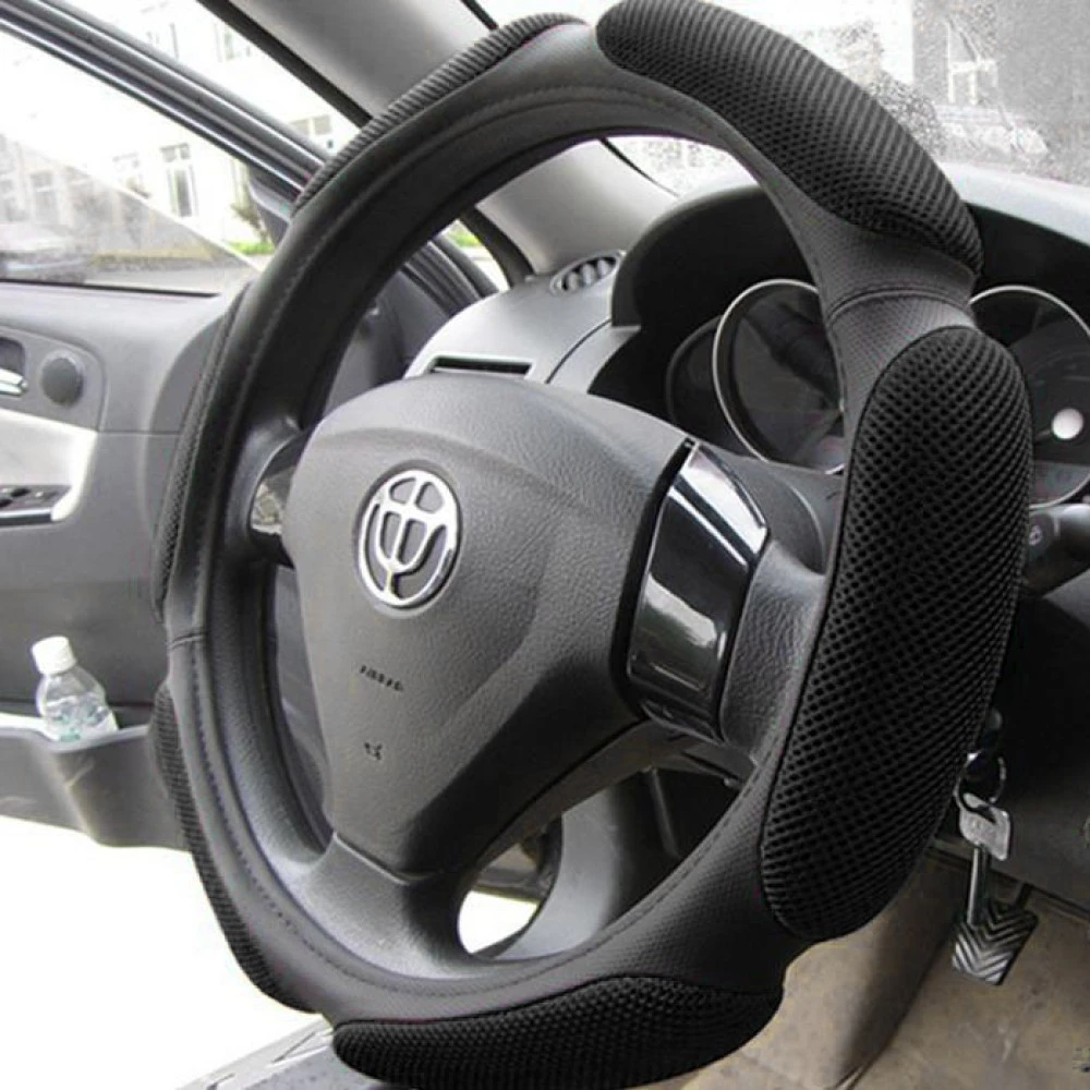 Kormányvédő 37-39cm fekete szendvics