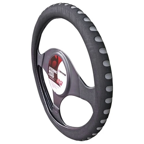 Kormányvédő 37-39cm gumis fekete-szürke 95200