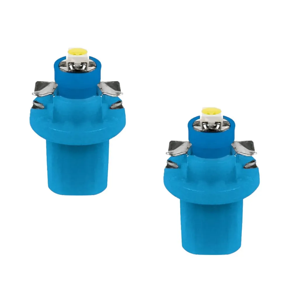 LED műszerfalba, kék 12V B8,5D (BAX) 2db