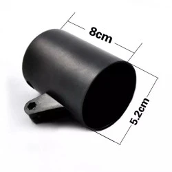 Műszertartó ház 52mm-es műszerhez 1-es fekete MGB1/CK L