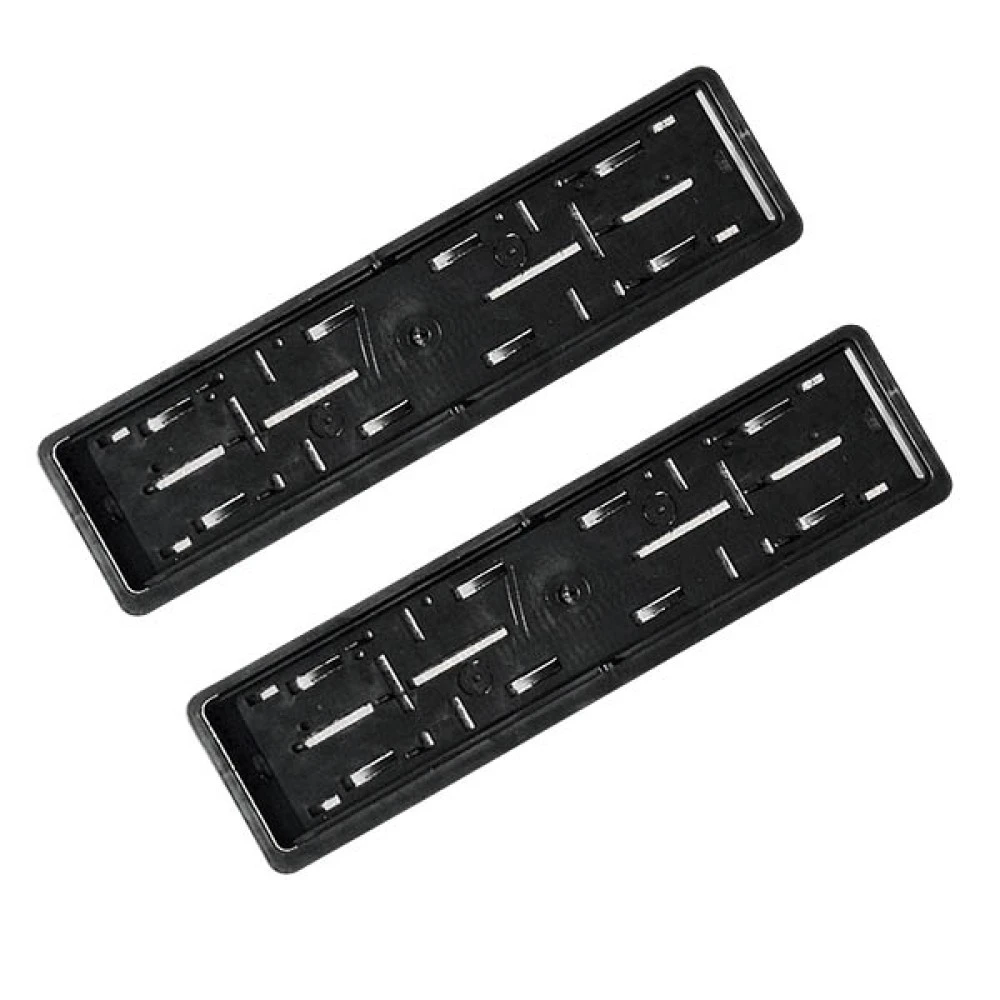 Oldalról bújtatható rendszámtábla tartó párban