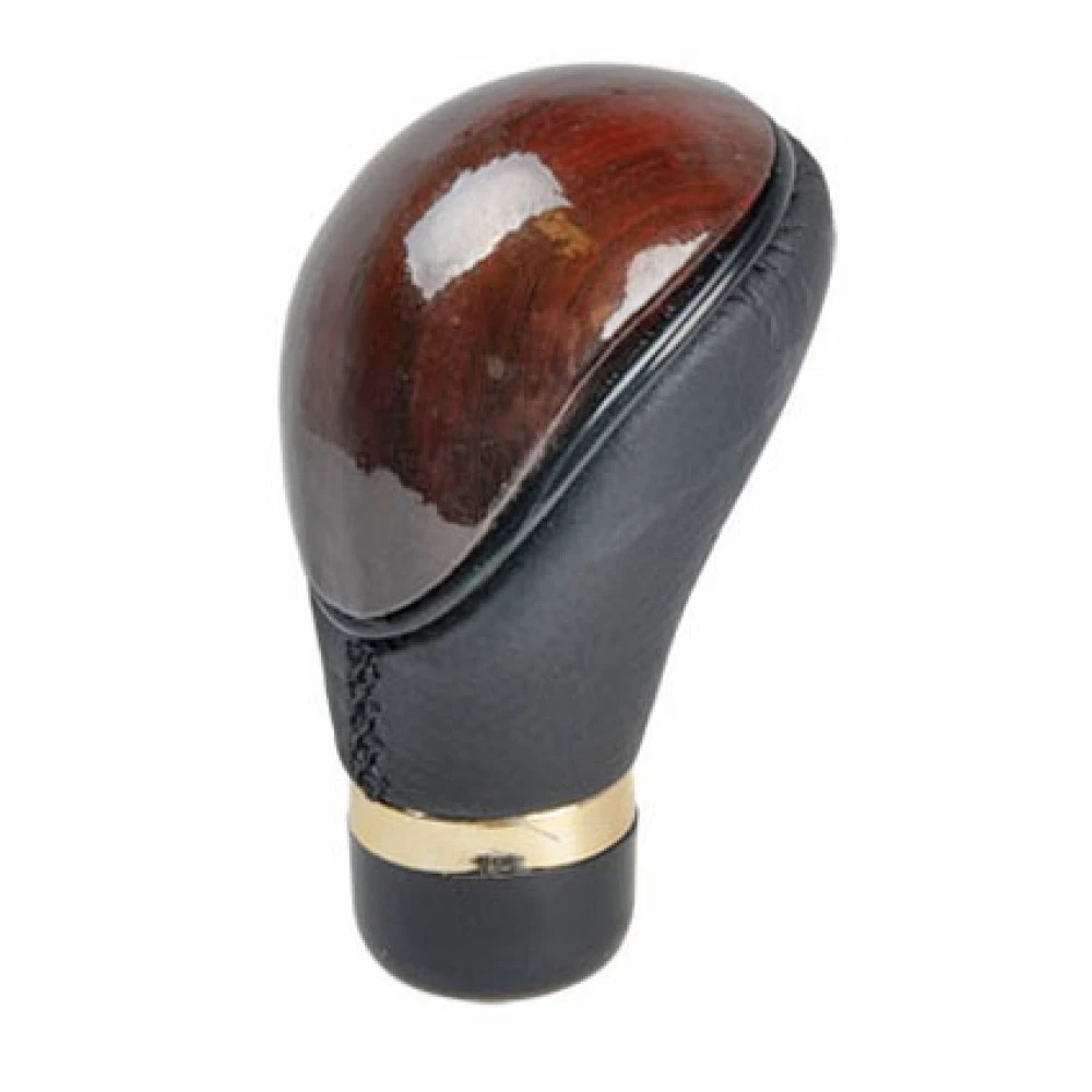 Sebességváltó gomb fa és bőr AM7823